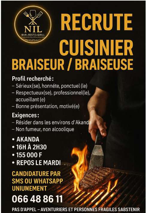 Cuisinier Braise (H/F)